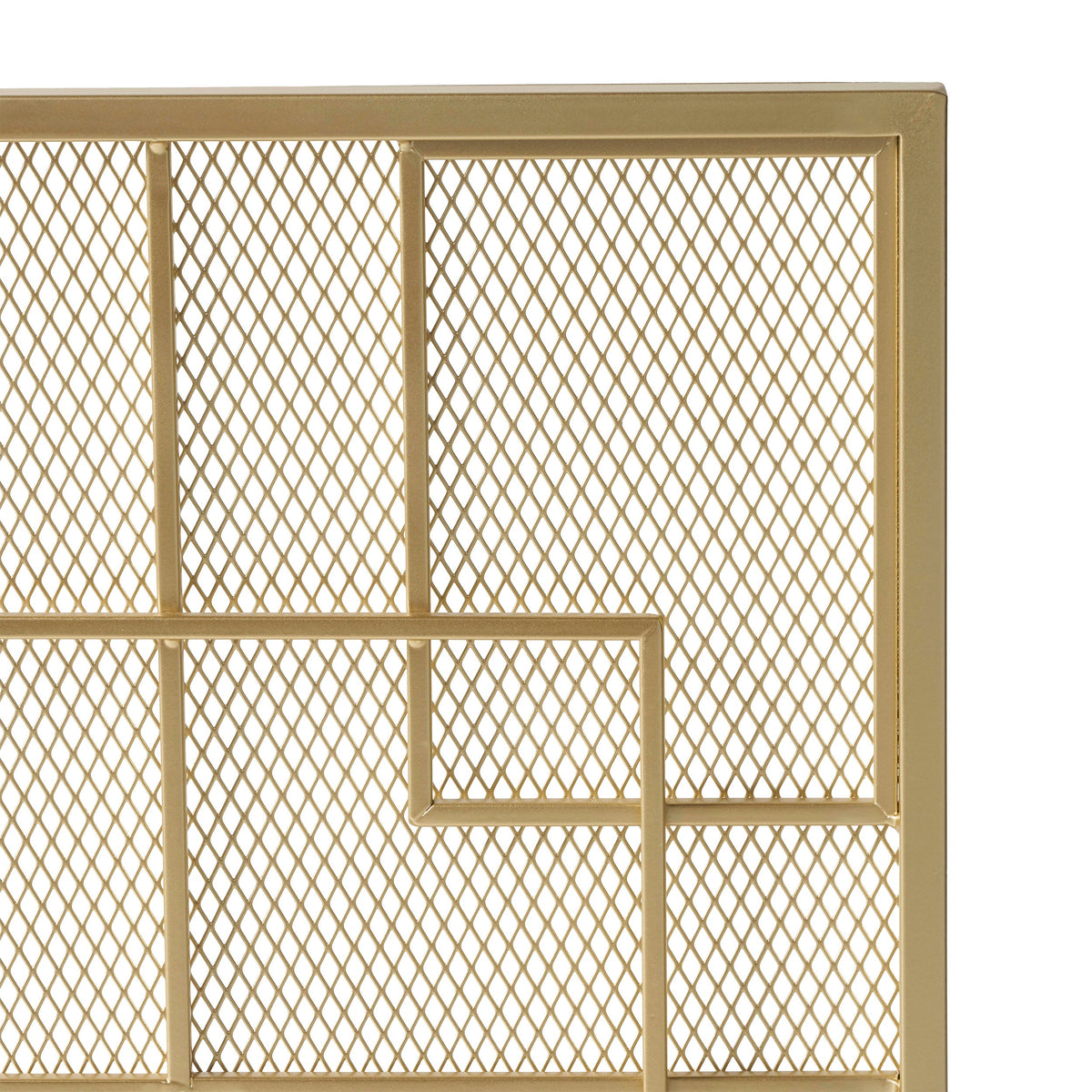 Dorothy Modern Single Panel Iron Fire Screen, photo 8 of 9