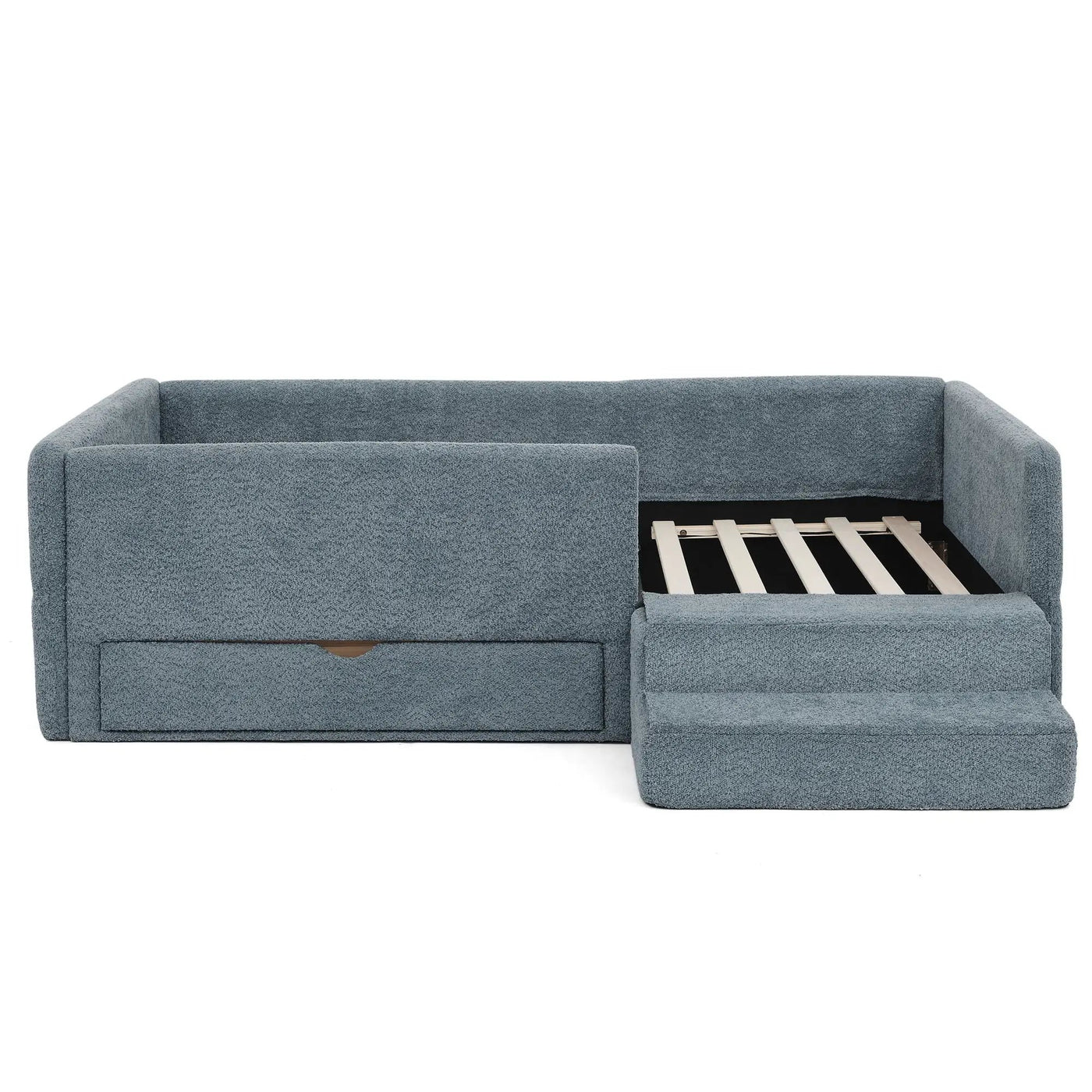 Safe Kids Bed With Guardrails And Storage by HouseOfZazla