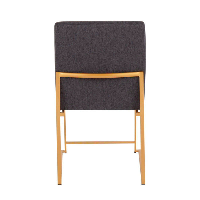 Fuji - Contemporary Stylish Frame, High Back Dining Chair (Set of 2) by Unique Piece Furniture