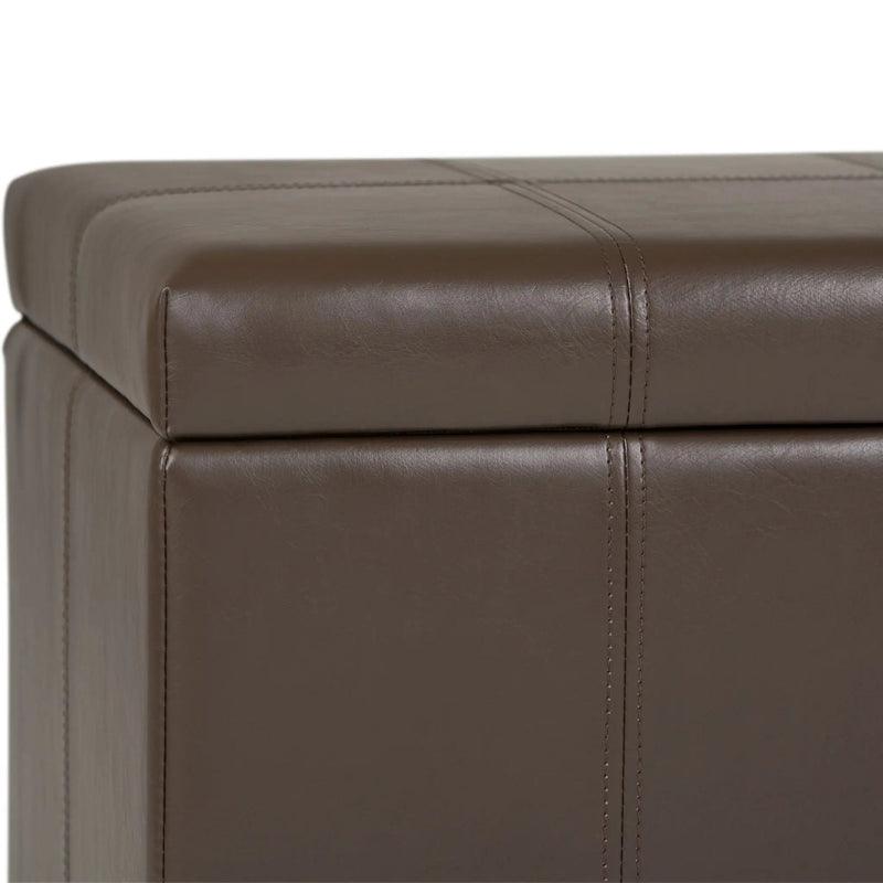 Dover - Upholstered Storage Ottoman Bench by HouseOfZazla