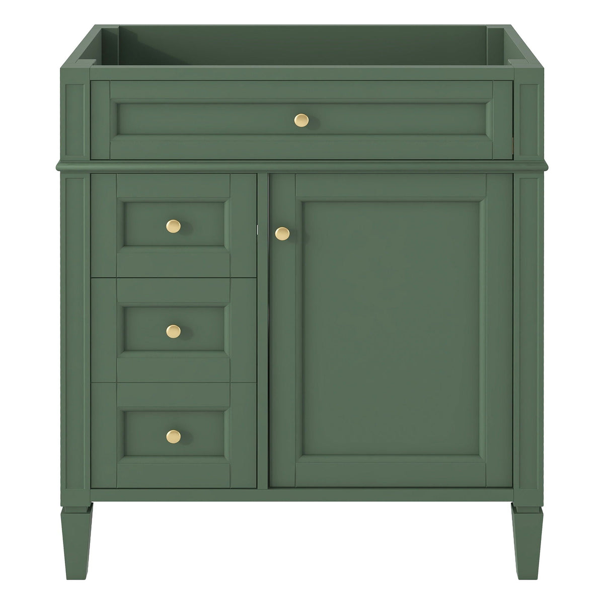 Bathroom Vanity with 2 Drawers and Tip-Out Storage - Multiple Colors, photo 27 of 40