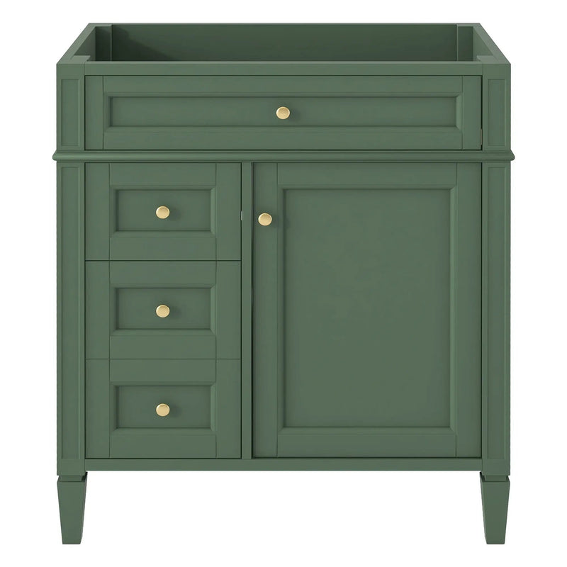 Bathroom Vanity With 2 Drawers and Tip-Out Storage Cabinet by HouseOfZazla