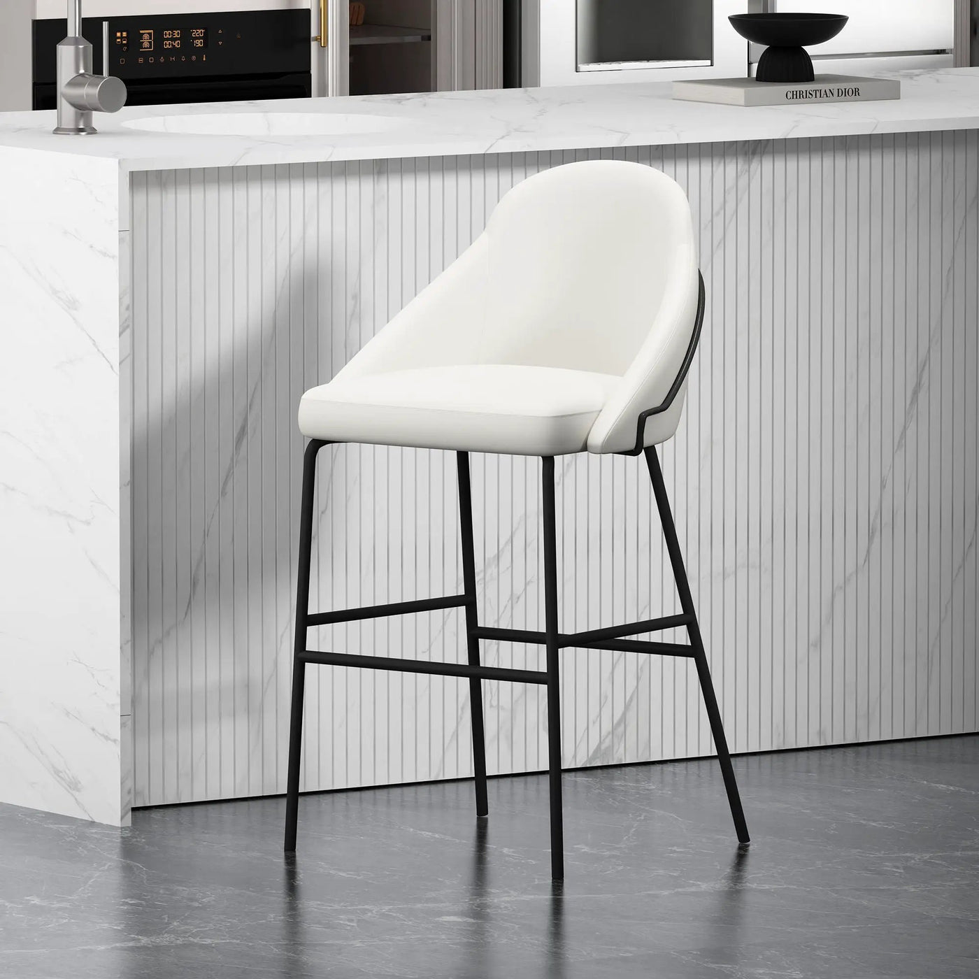 Gracie - Upholstered Barstool by HouseOfZazla