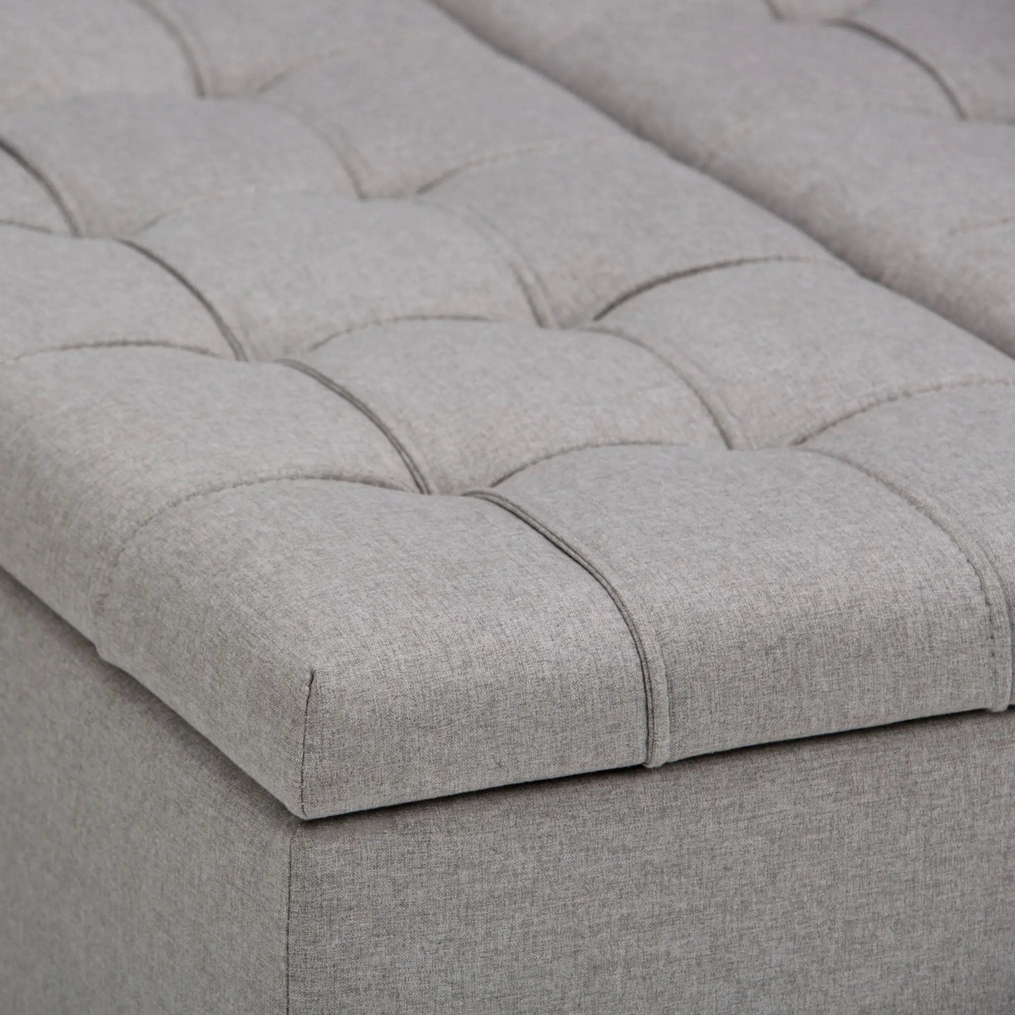 Harrison - Upholstered Coffee Table Storage Ottoman by HouseOfZazla