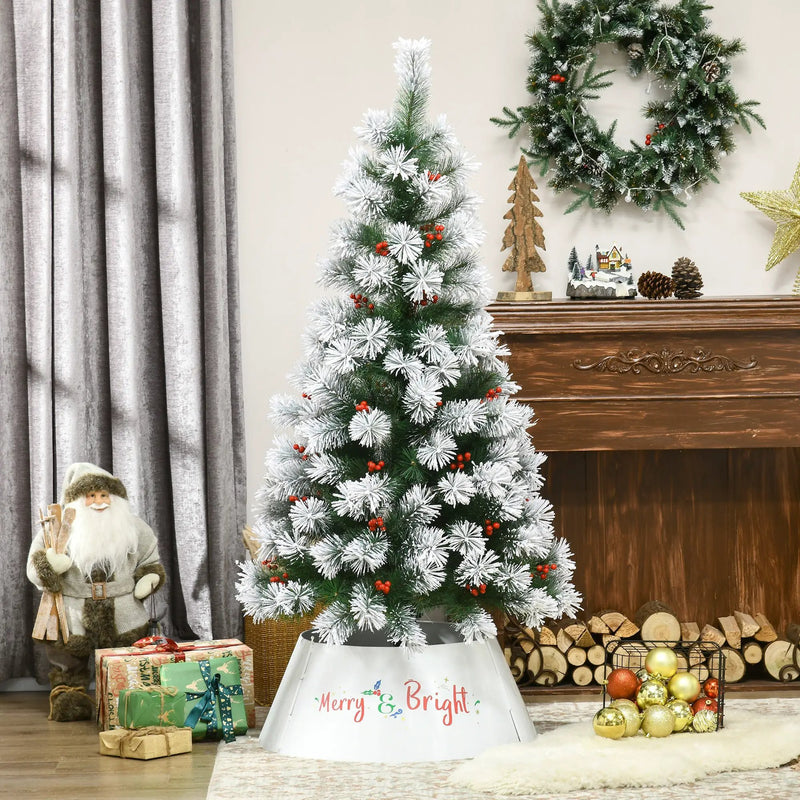 HOMCOM 26 Inch Christmas Tree Collar Ring, Stand Cover for Decor by HouseOfZazla