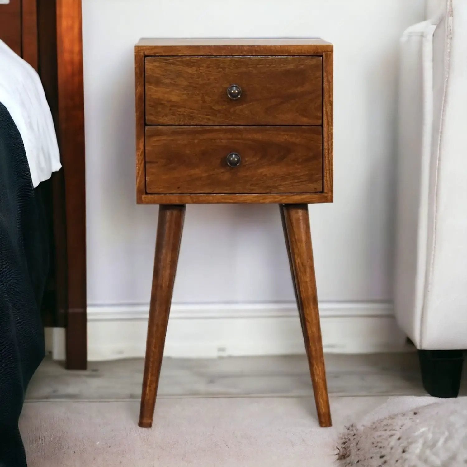 Mini 2 Drawer Nightstand by Unique Piece Furniture