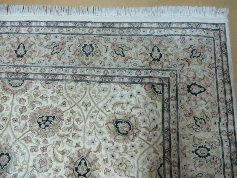 6' X 9' Vintage Fine Handmade Pakistan Oriental Floral Wool Rug Carpet Nice by Jewel Rugs