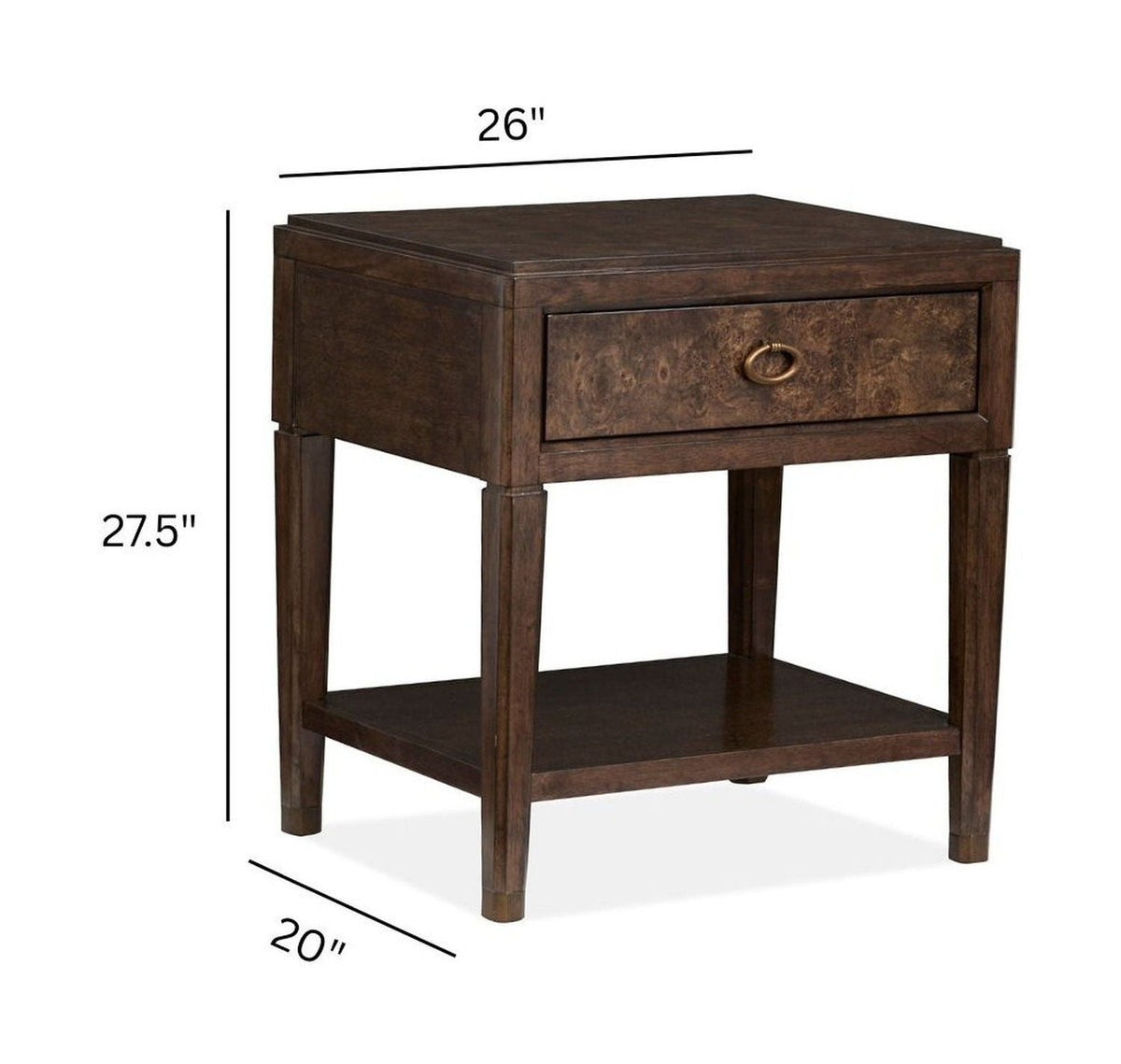 Rowan - Open Nightstand - Espresso, photo 5 of 7
