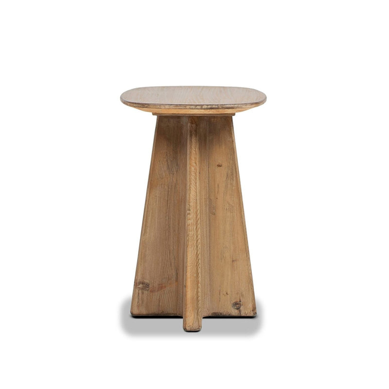 Clarence - Rectangular End Table - Antique Brown by HouseOfZazla
