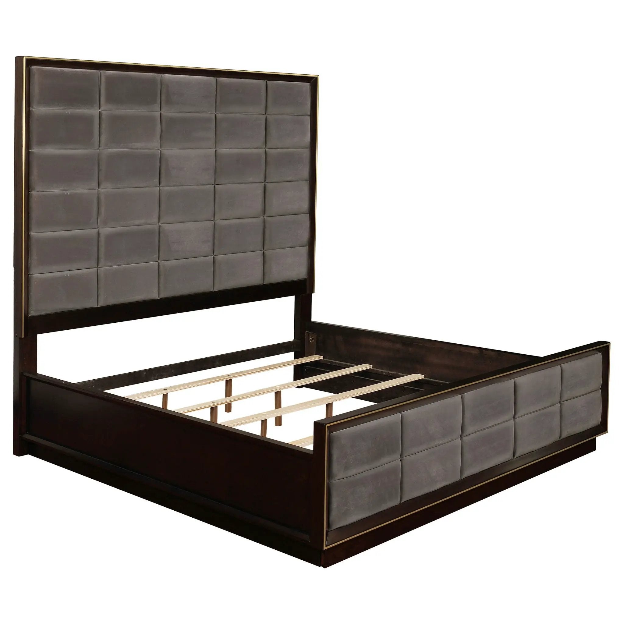 Durango 77-inch California King Panel Bed Smoked Peppercorn by Unique Piece Furniture