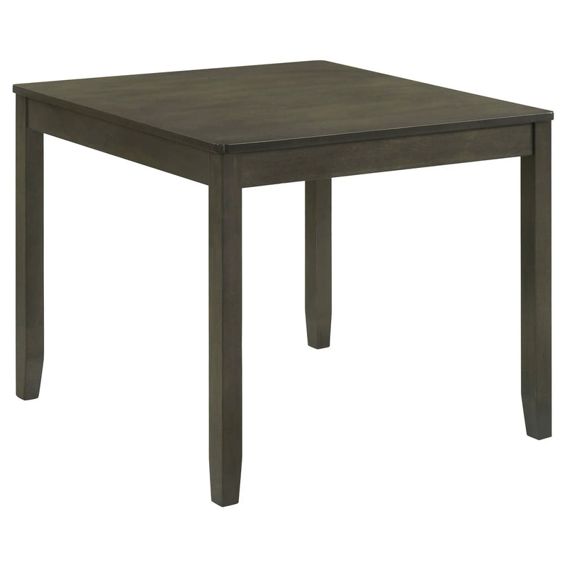 Parkwood 5-piece Square Dining Table Set Charcoal by Unique Piece Furniture