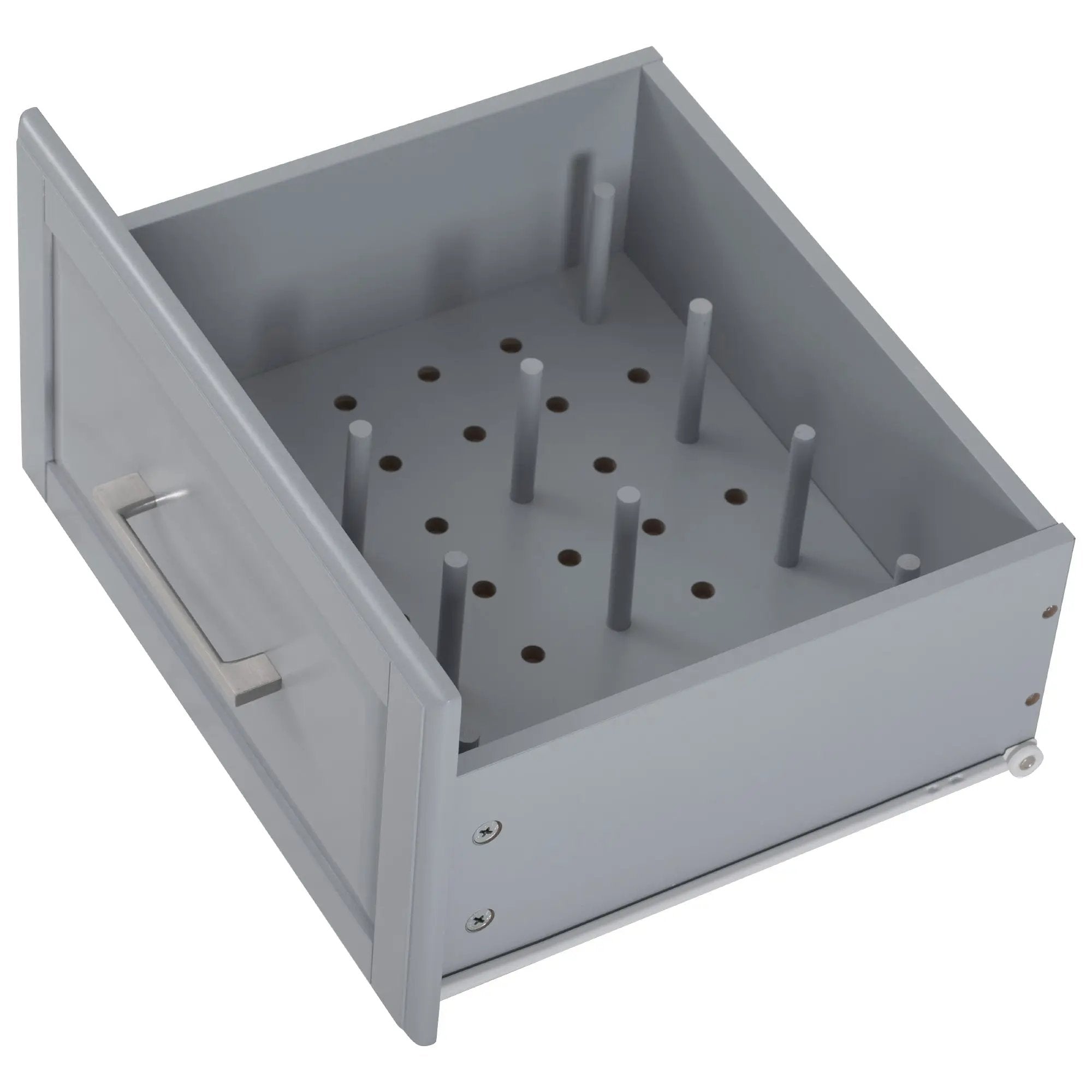 K&K Kitchen Island with Storage Tilt Trash Can Cabinet by HouseOfZazla