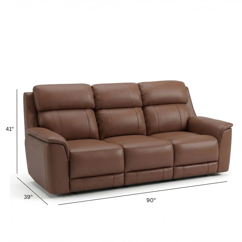 Oslo - Dual Power Reclining Sofa by Unique Piece Furniture