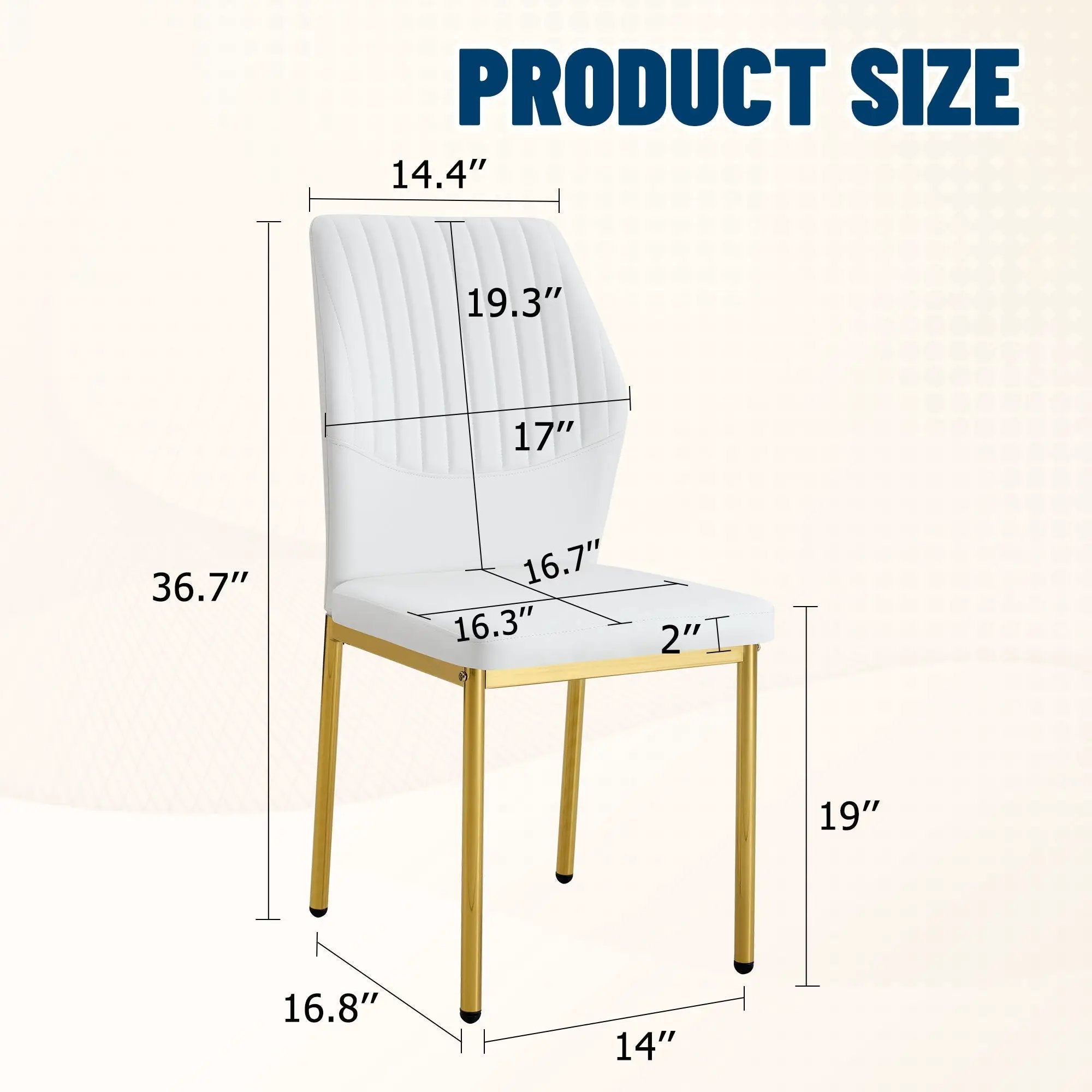 Luxury Simple Chair With Metal Leg by Unique Piece Furniture