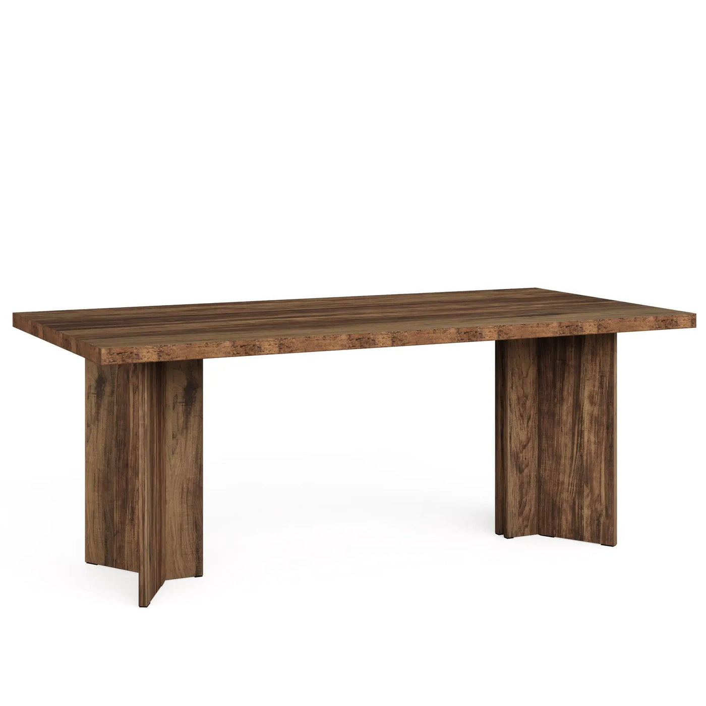 Executive Desk, Vintage Computer Workstation With Thickened Tabletop by HouseOfZazla