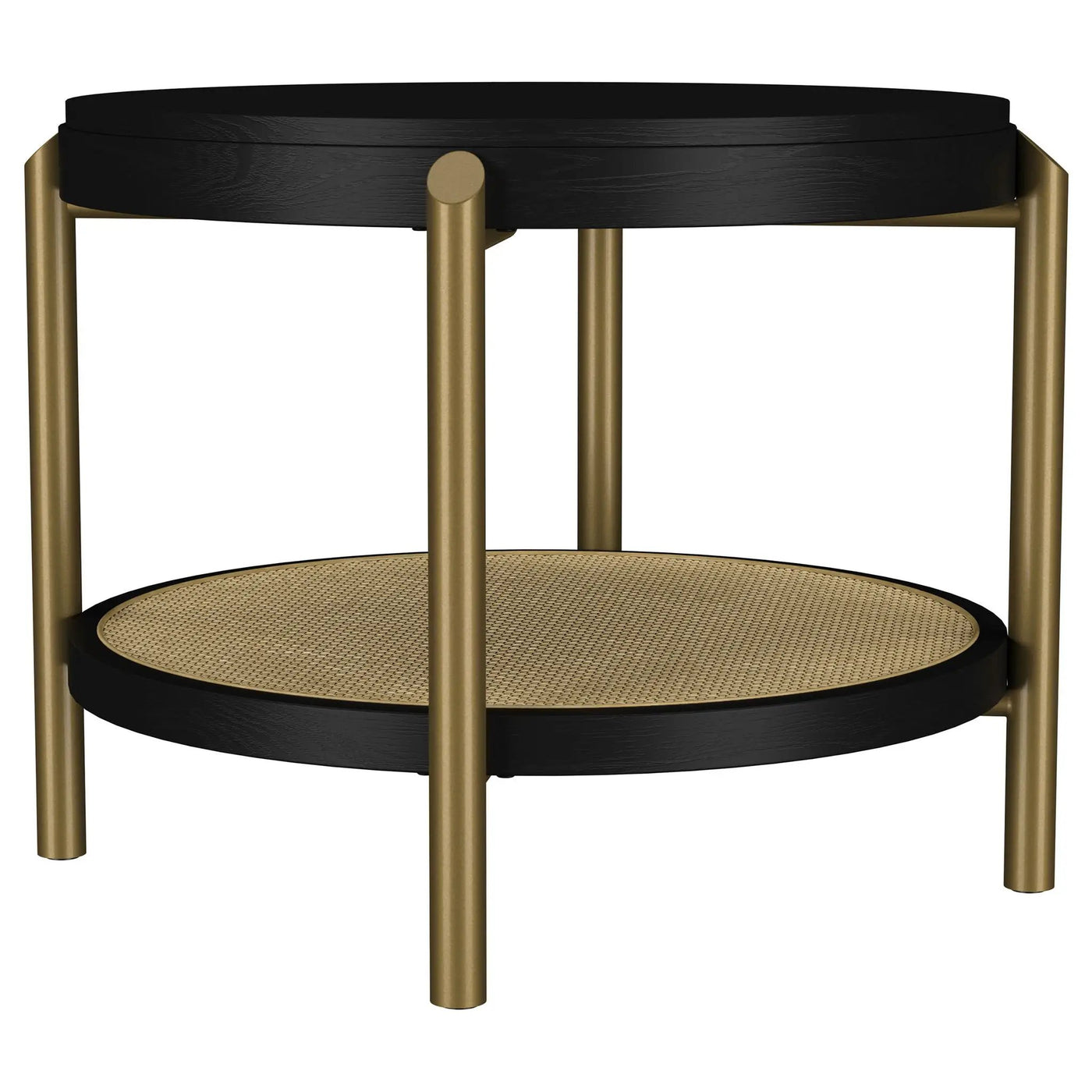 Benson - Round Coffee And End Table Set by HouseOfZazla