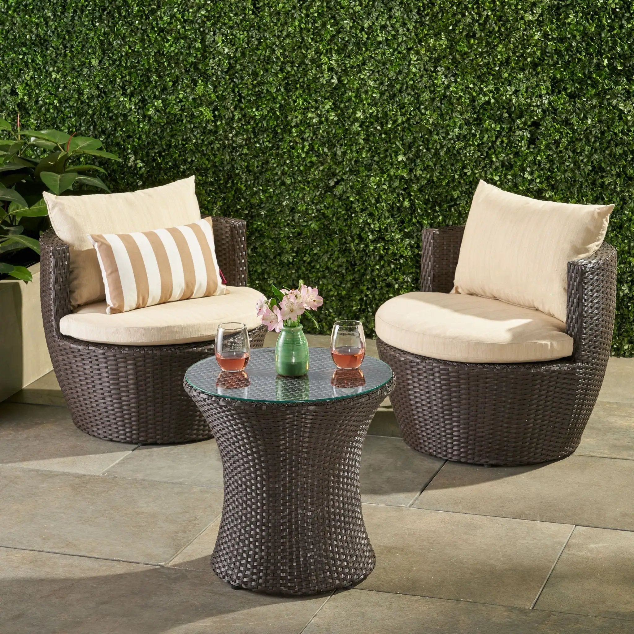 Kono Chat Set Outdoor Furniture by HouseOfZazla