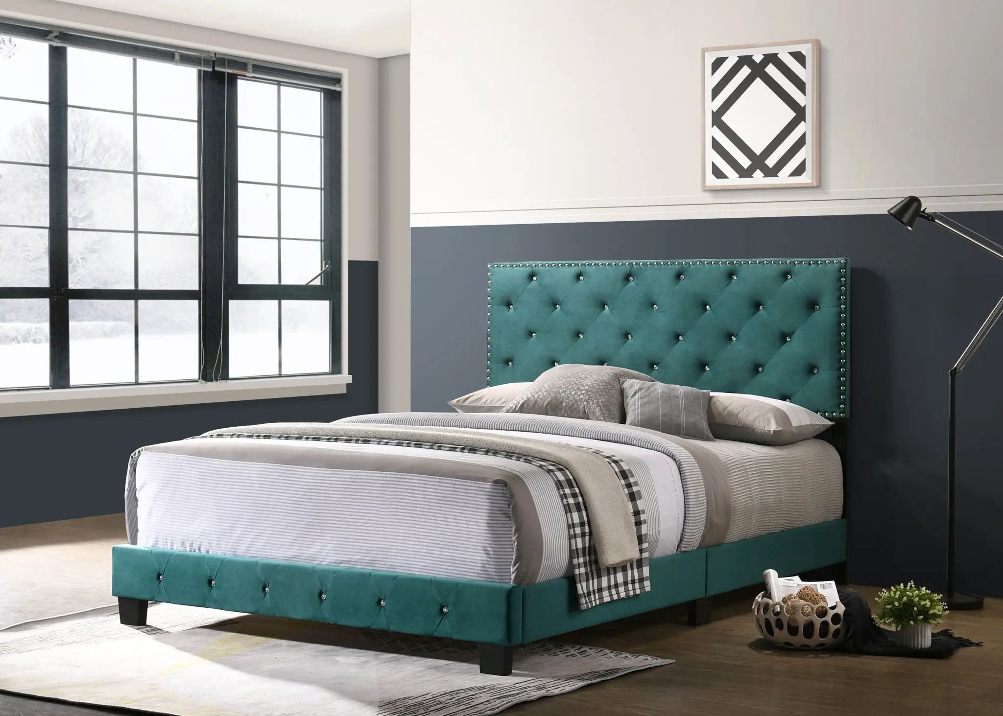 Luxurious Upholstered Bed by Unique Piece Furniture