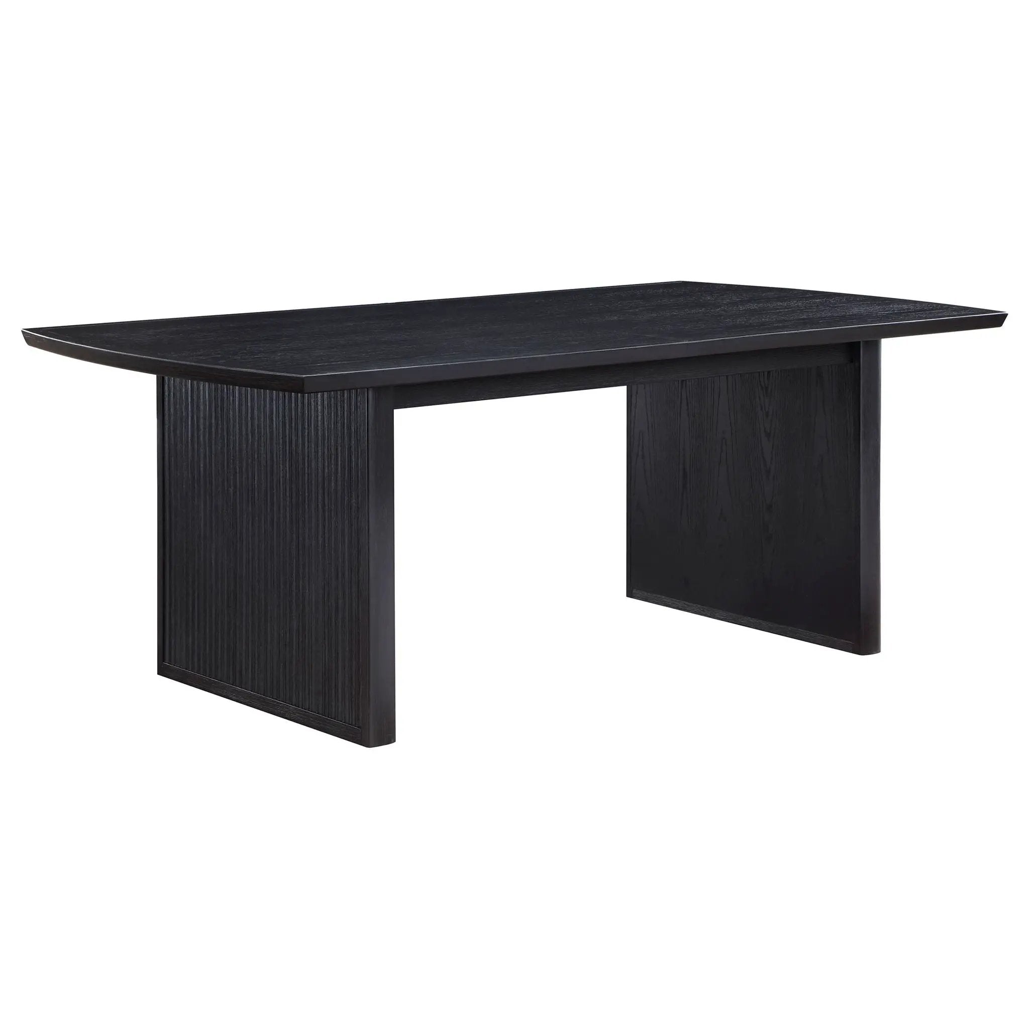 Brookmead 100-inch Extension Leaf Dining Table Black by Unique Piece Furniture