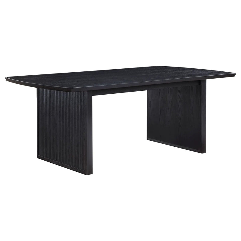 Brookmead 100-inch Extension Leaf Dining Table Black by Unique Piece Furniture