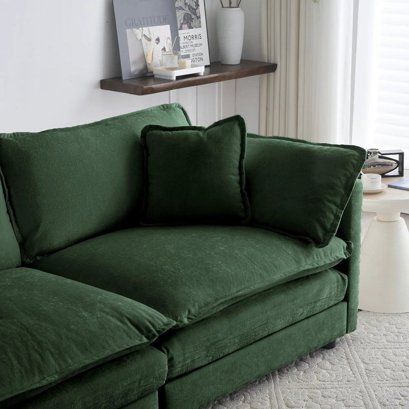 Modern Fabric Loveseat Sofa Couch for Living Room by HouseOfZazla