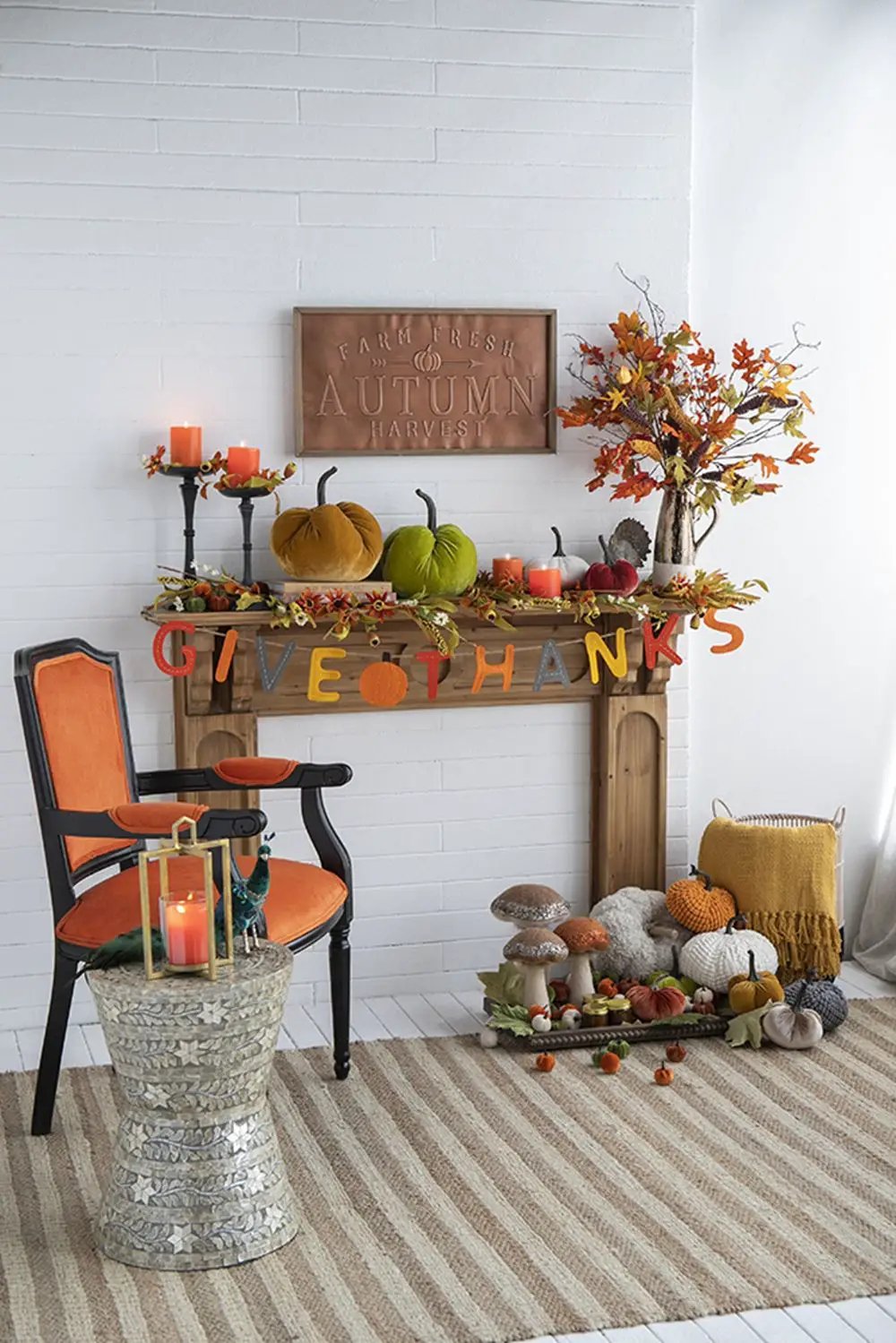 Weighted Pumpkin Ornament Decor For Holiday Harvest Festival Fall Festival & Thanksgiving by HouseOfZazla