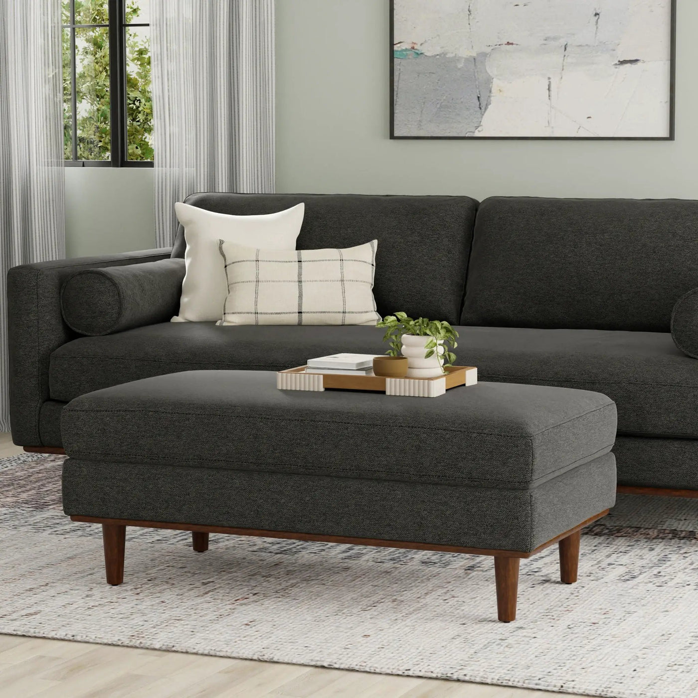 Morrison - Handcrafted Ottoman by HouseOfZazla