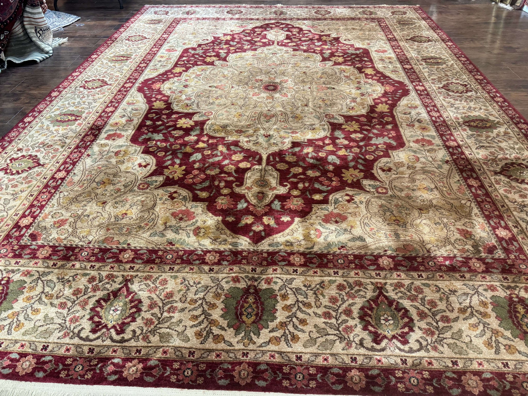 Karastan Rug 8.8 x 12, Antique Legends Royal Tabriz, Wool Pile, Vintage, Rare by Jewel Rugs