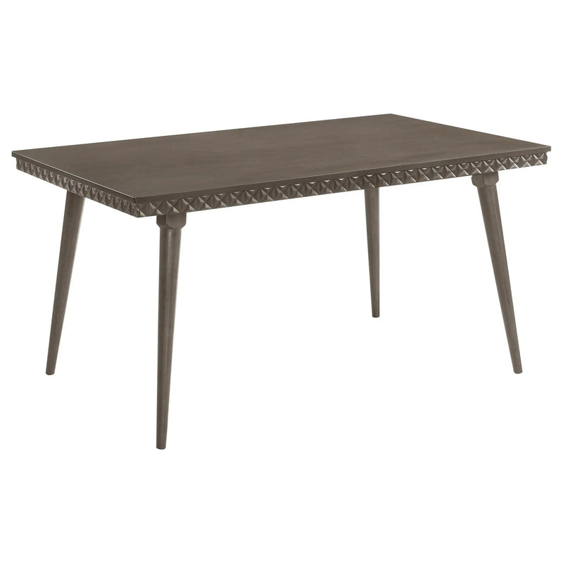 Onslow 59-inch Rectangular Wood Dining Table Dark Brown by Unique Piece Furniture