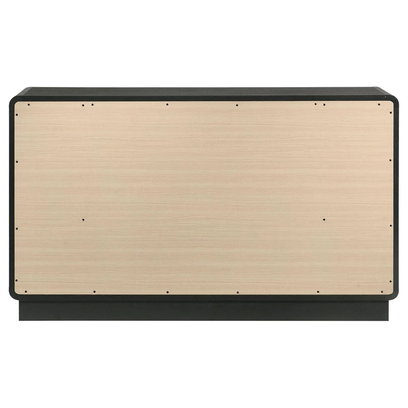 Cavelle 6-drawer Dresser Cabinet Black by Unique Piece Furniture