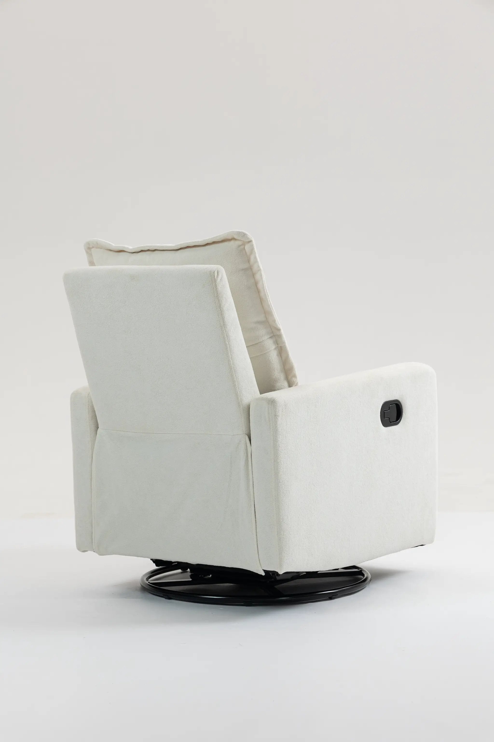 Short Plush Manual Button Armchair Sofa by HouseOfZazla