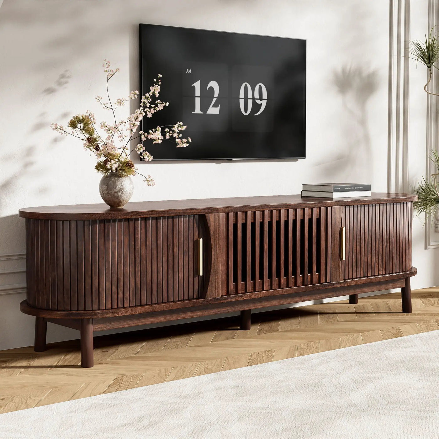 TV Stand Entertainment Center With Storage by HouseOfZazla