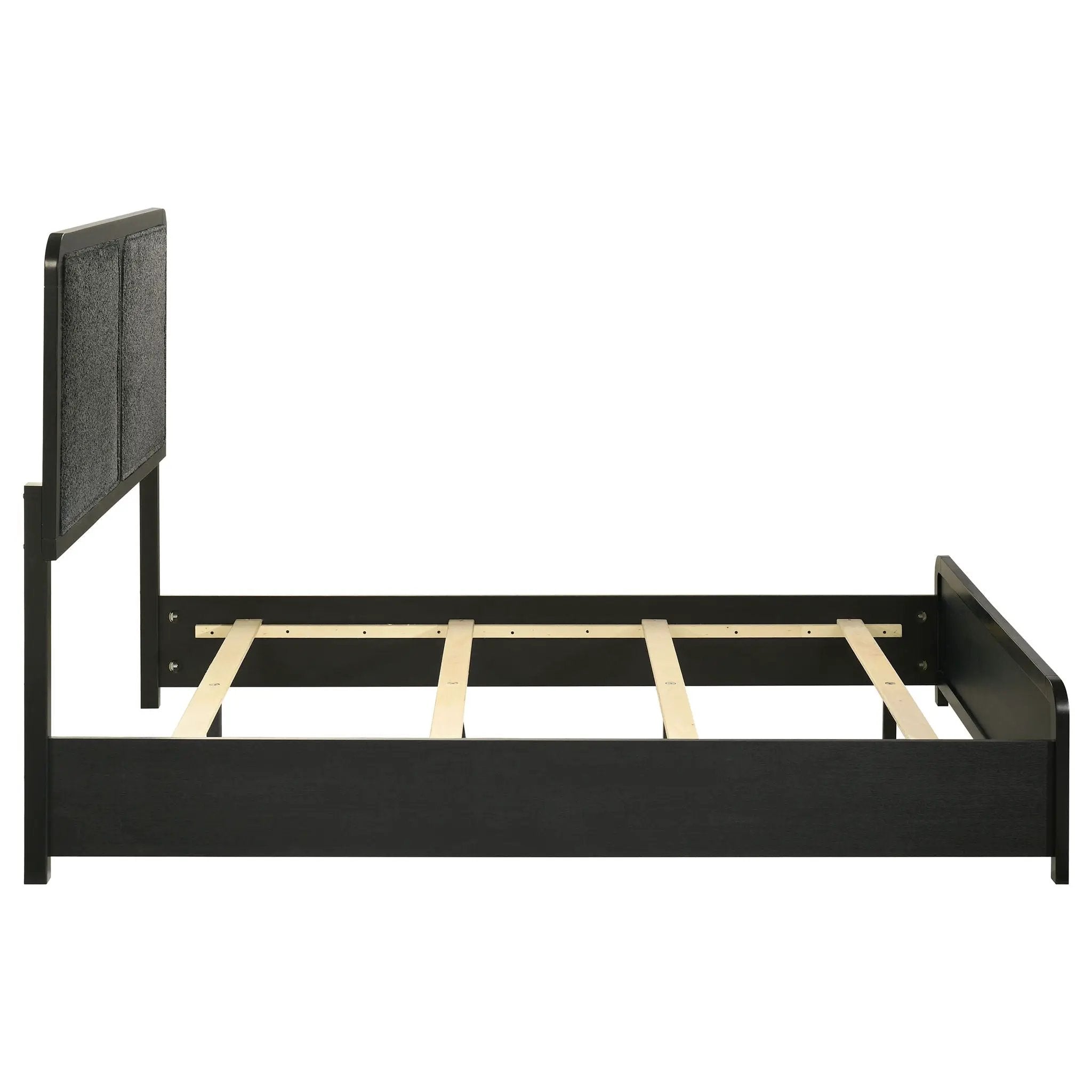 Cavelle 51-inch Upholstered Full Panel Bed Black by Unique Piece Furniture