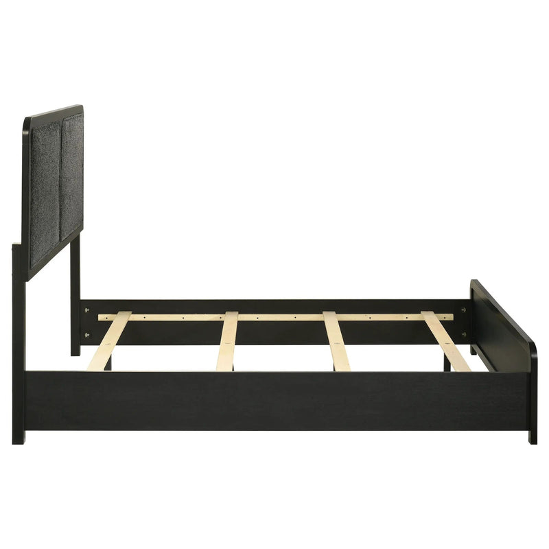 Cavelle 51-inch Upholstered Full Panel Bed Black by Unique Piece Furniture