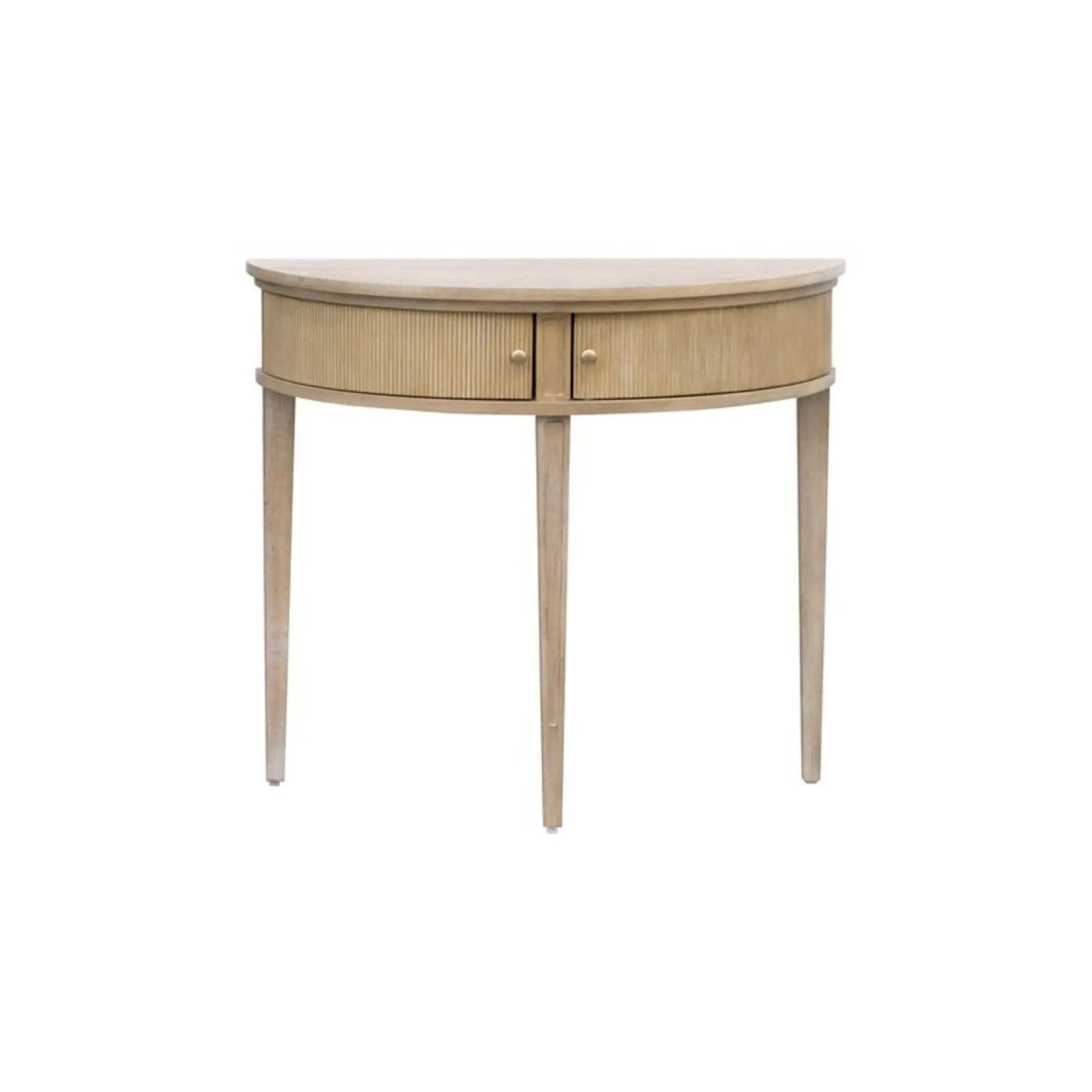 Vintage Inspired Storage Console Table With Fluted Doors by HouseOfZazla