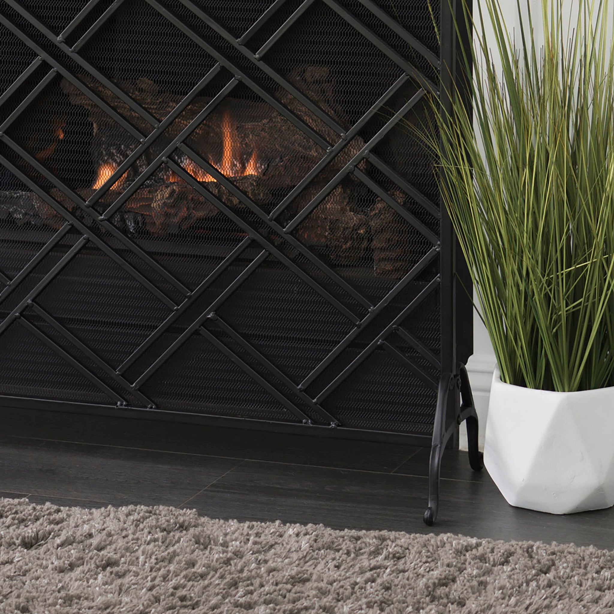 Elegant Design Fire Screen Protective Barrier by HouseOfZazla