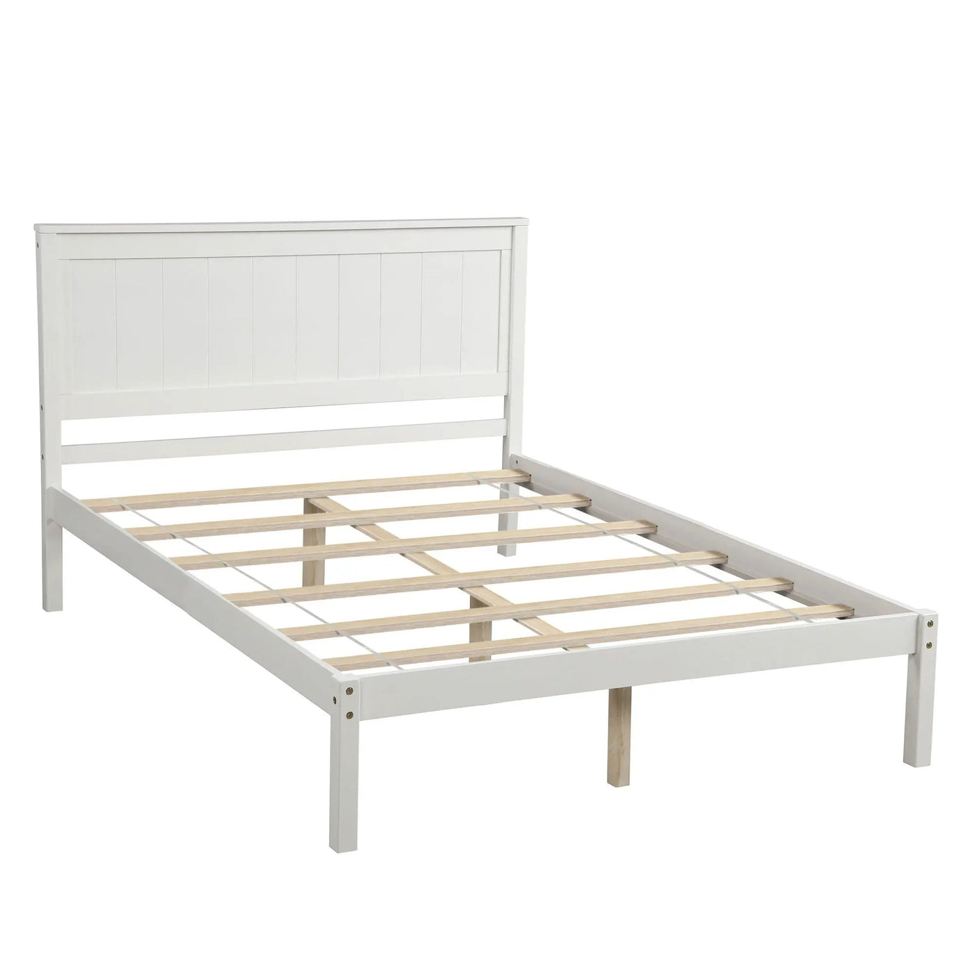Platform Bed Frame With Headboard by HouseOfZazla