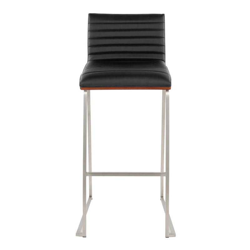 Mason Mara - Contemporary Fixed Height Barstool (Set of 2) by Unique Piece Furniture