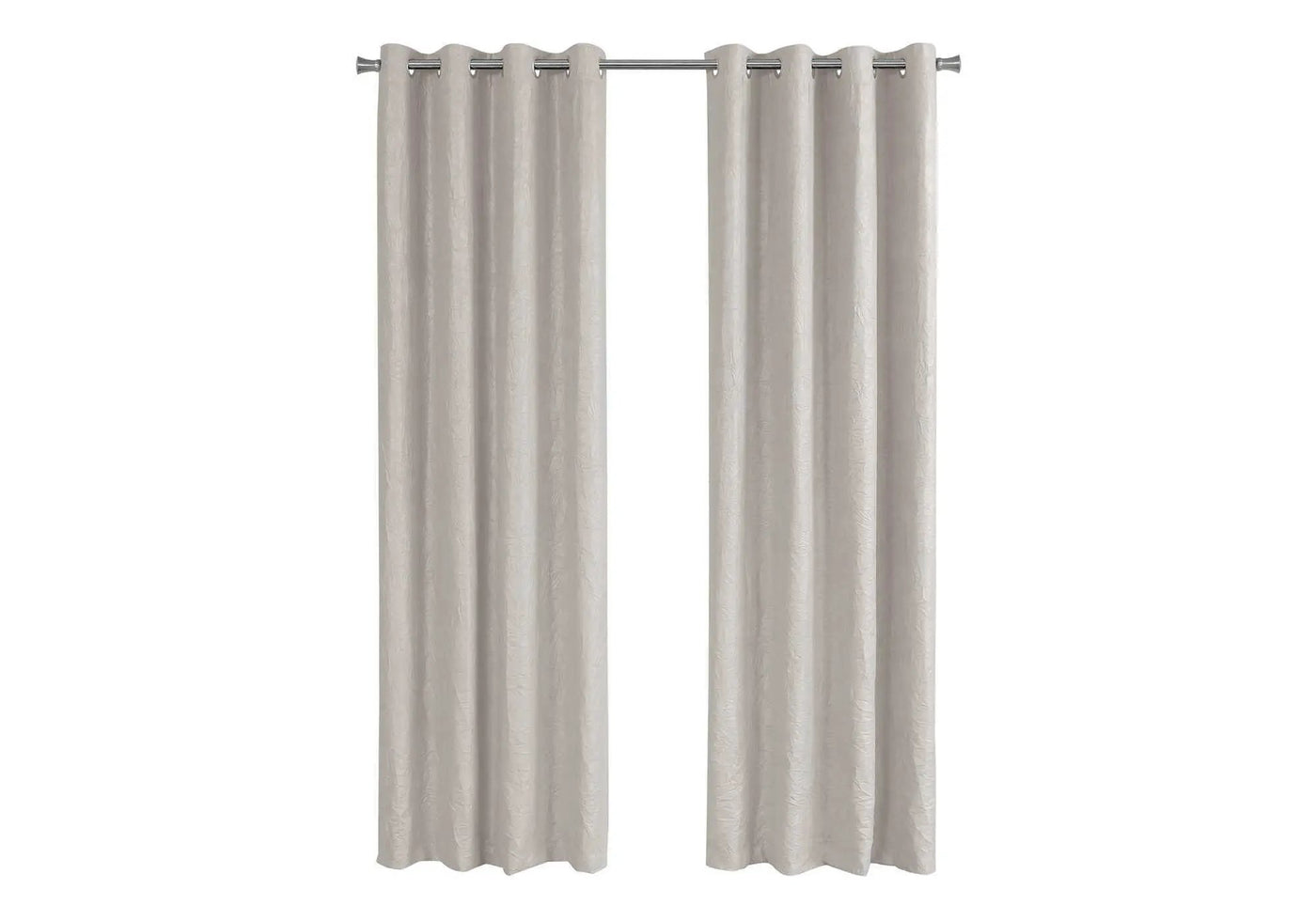 2 Pieces Set Room Darkening Curtain Panels with Grommet - Contemporary Style by HouseOfZazla