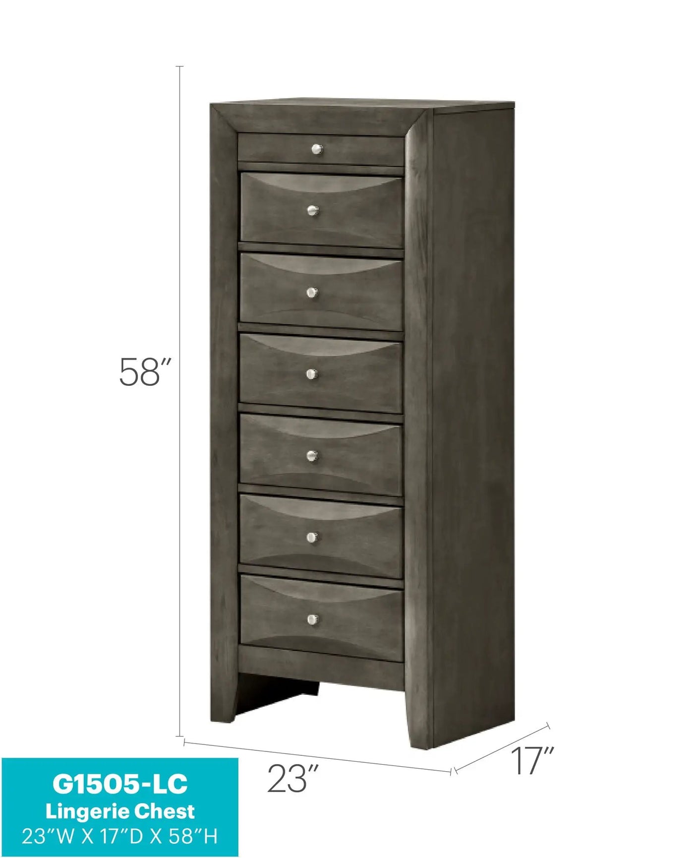 Marilla - 7 Drawer Lingerie Chest by HouseOfZazla