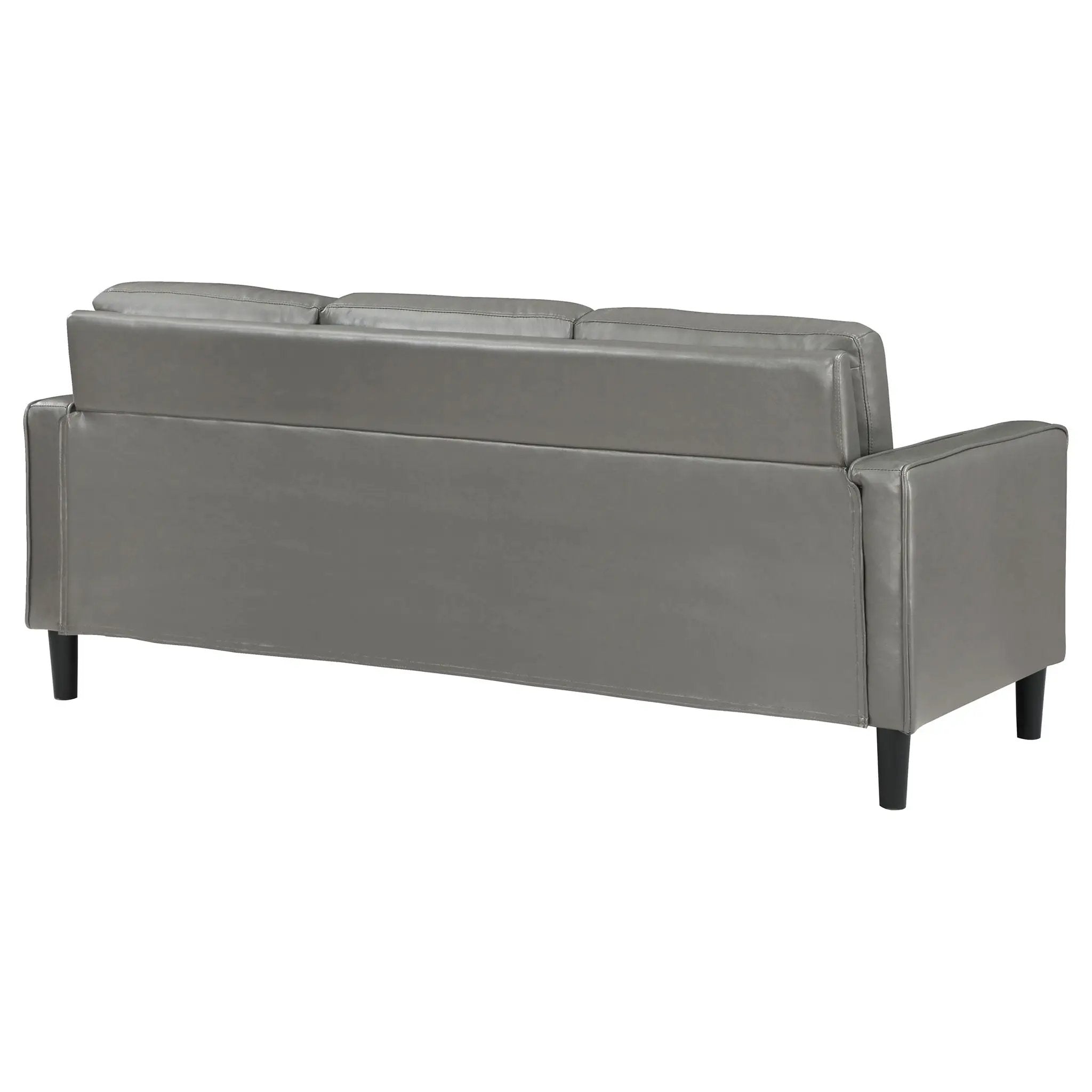 Ruth Upholstered Track Arm Sofa Grey by Unique Piece Furniture