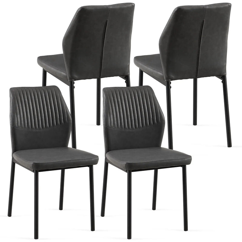 Dining Chairs Living Room Chair Modern Kitchen Armless Side Chair With Metal Legs by HouseOfZazla