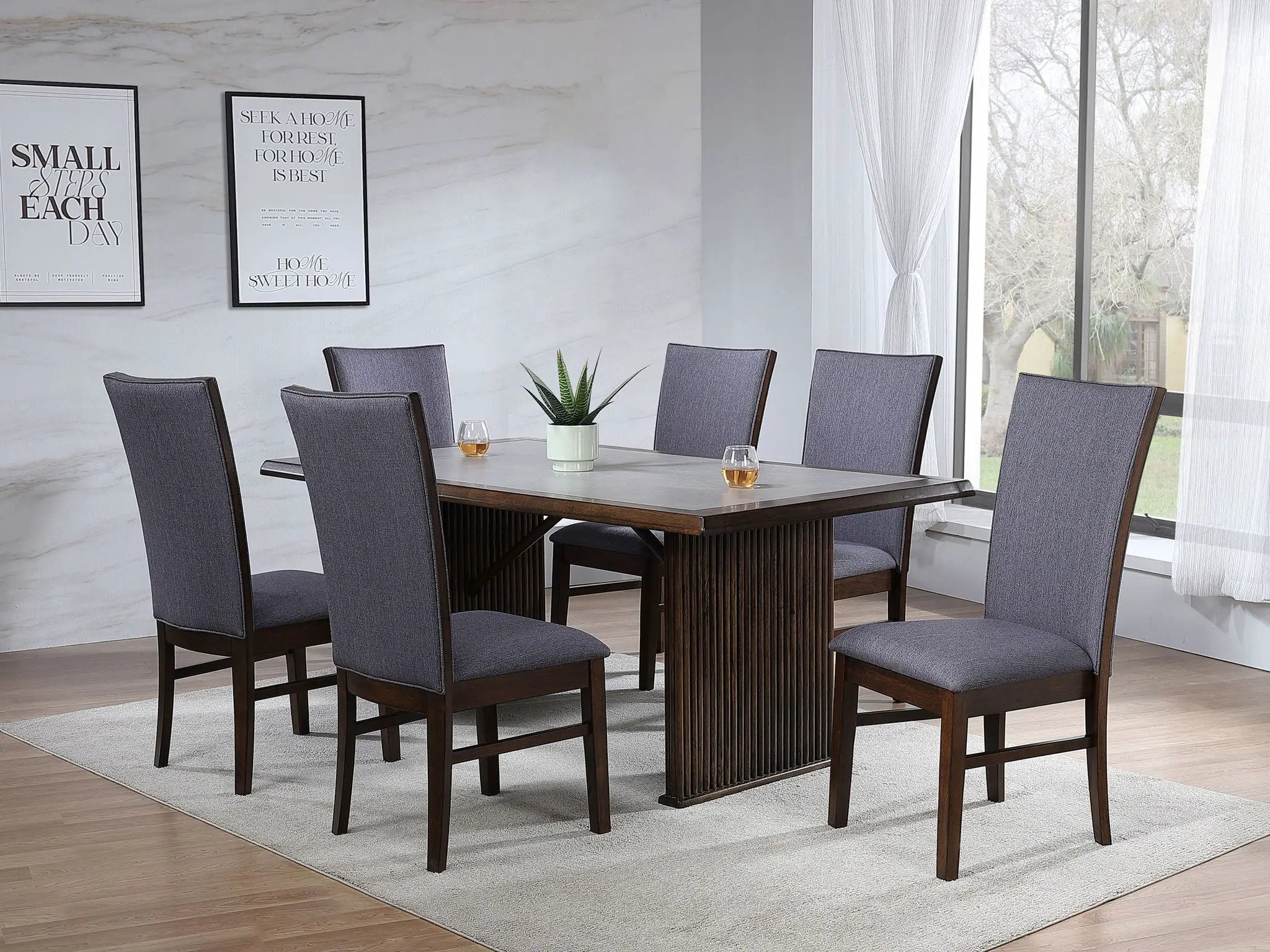Sherwood 72-inch Rectangular Dining Table Brown by Unique Piece Furniture