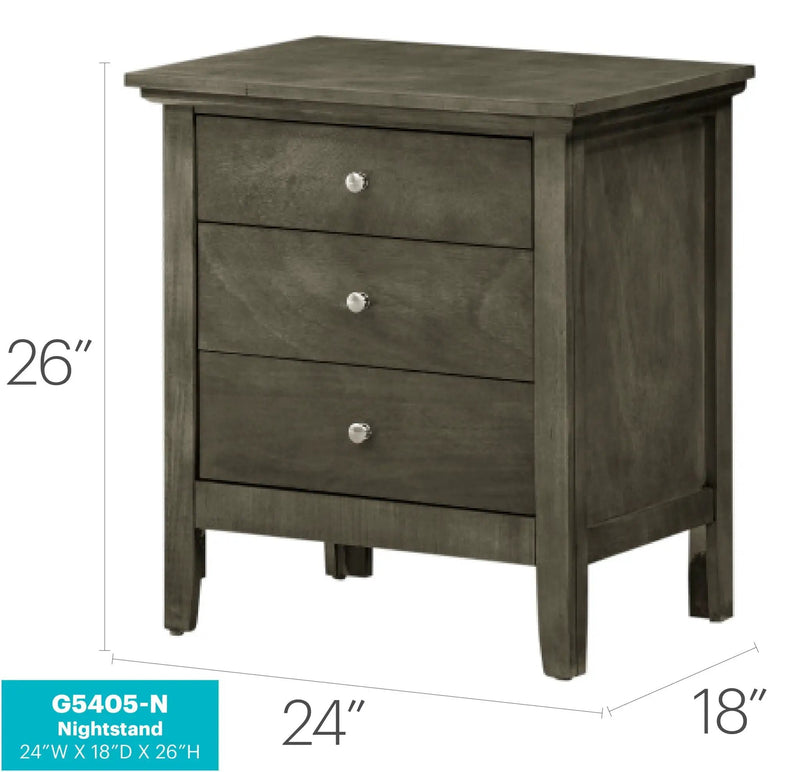 3 Drawer Nightstand & Dove Tailed Drawers by Unique Piece Furniture