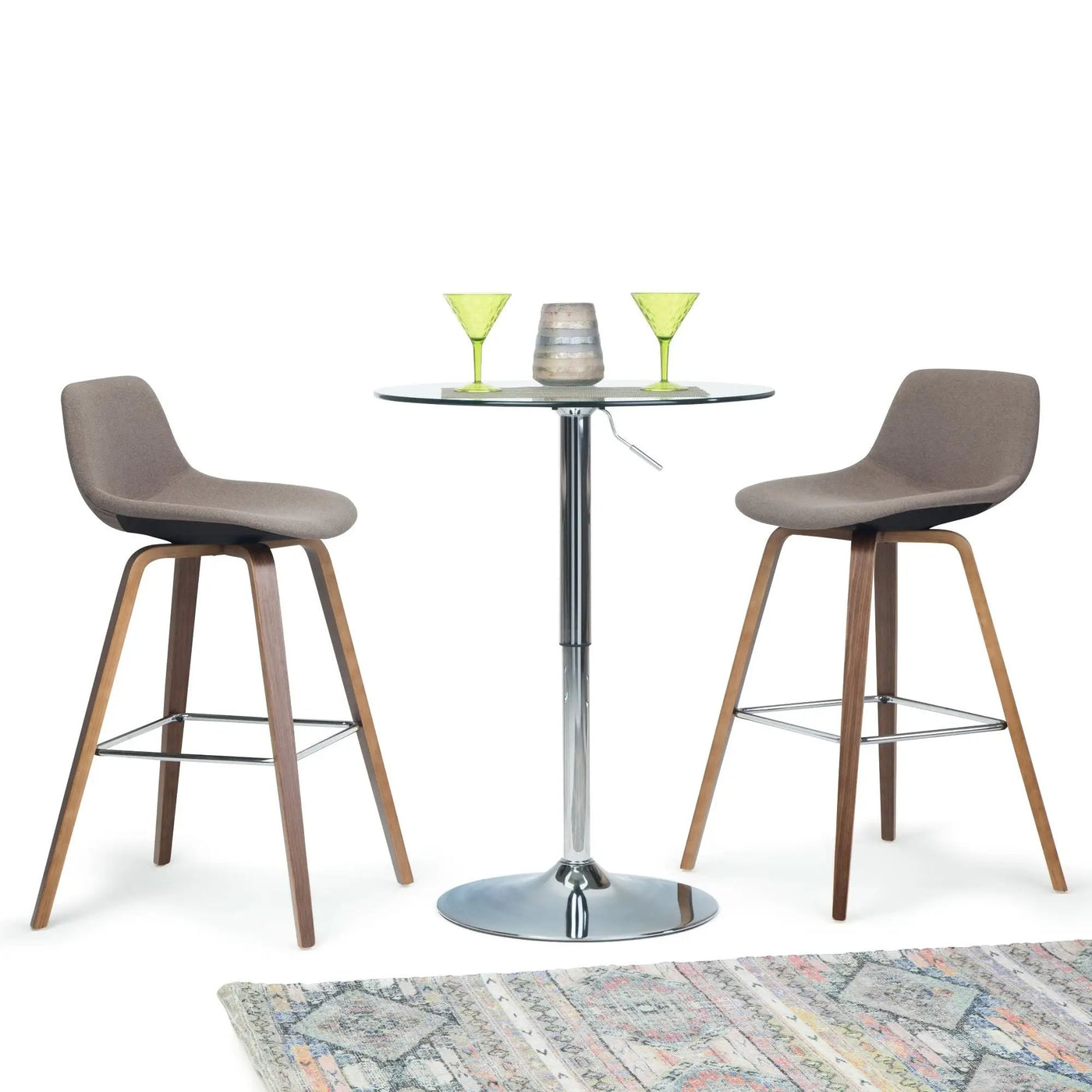 Randolph - Bentwood Multifunctional Counter / Bar Height Stool (Set of 2) by HouseOfZazla