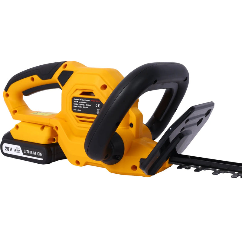20V Cordless Hedge Trimmer, 22 Inch Steel Blade by HouseOfZazla
