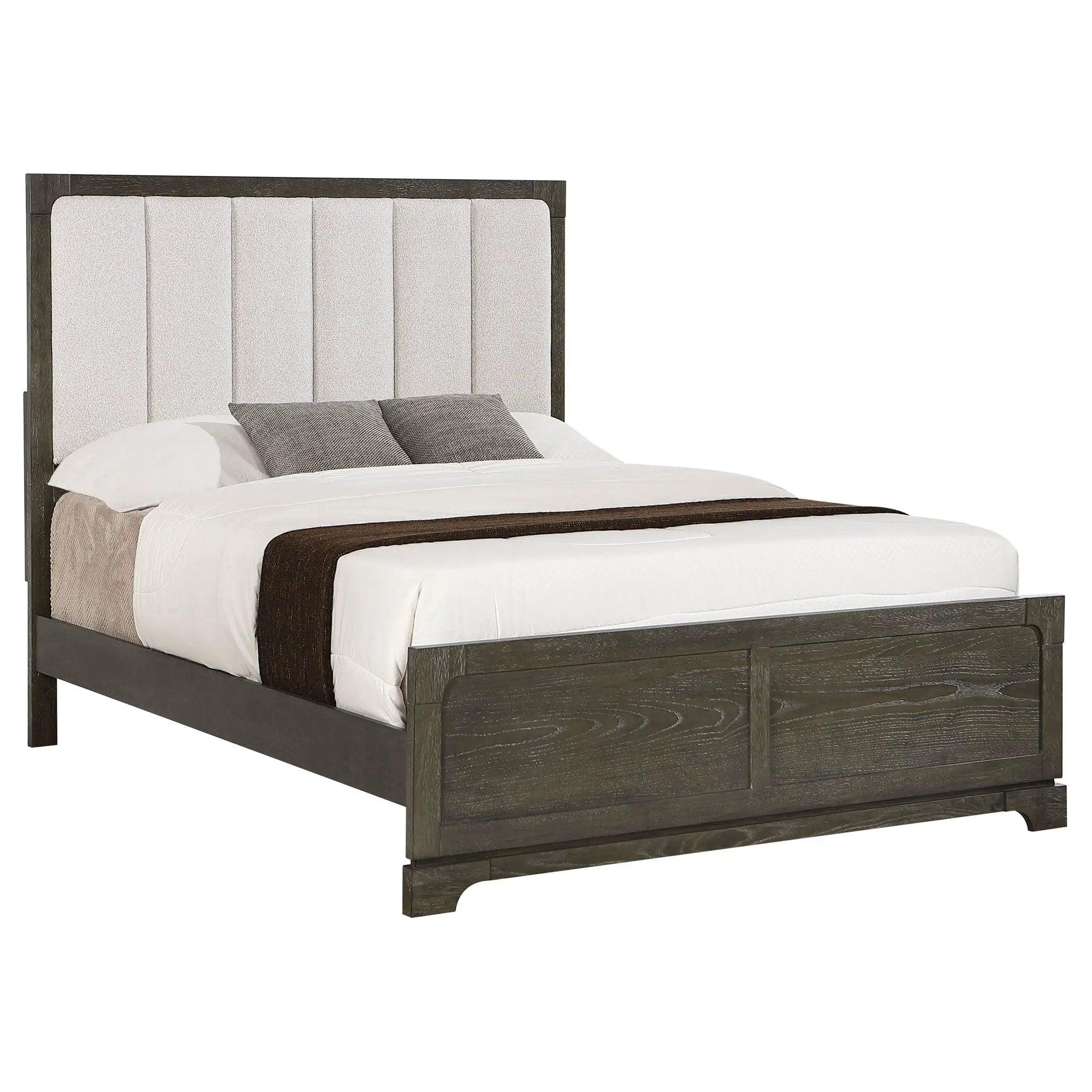 Gran Park 59-inch Queen Panel Bed Dark Cocoa by Unique Piece Furniture