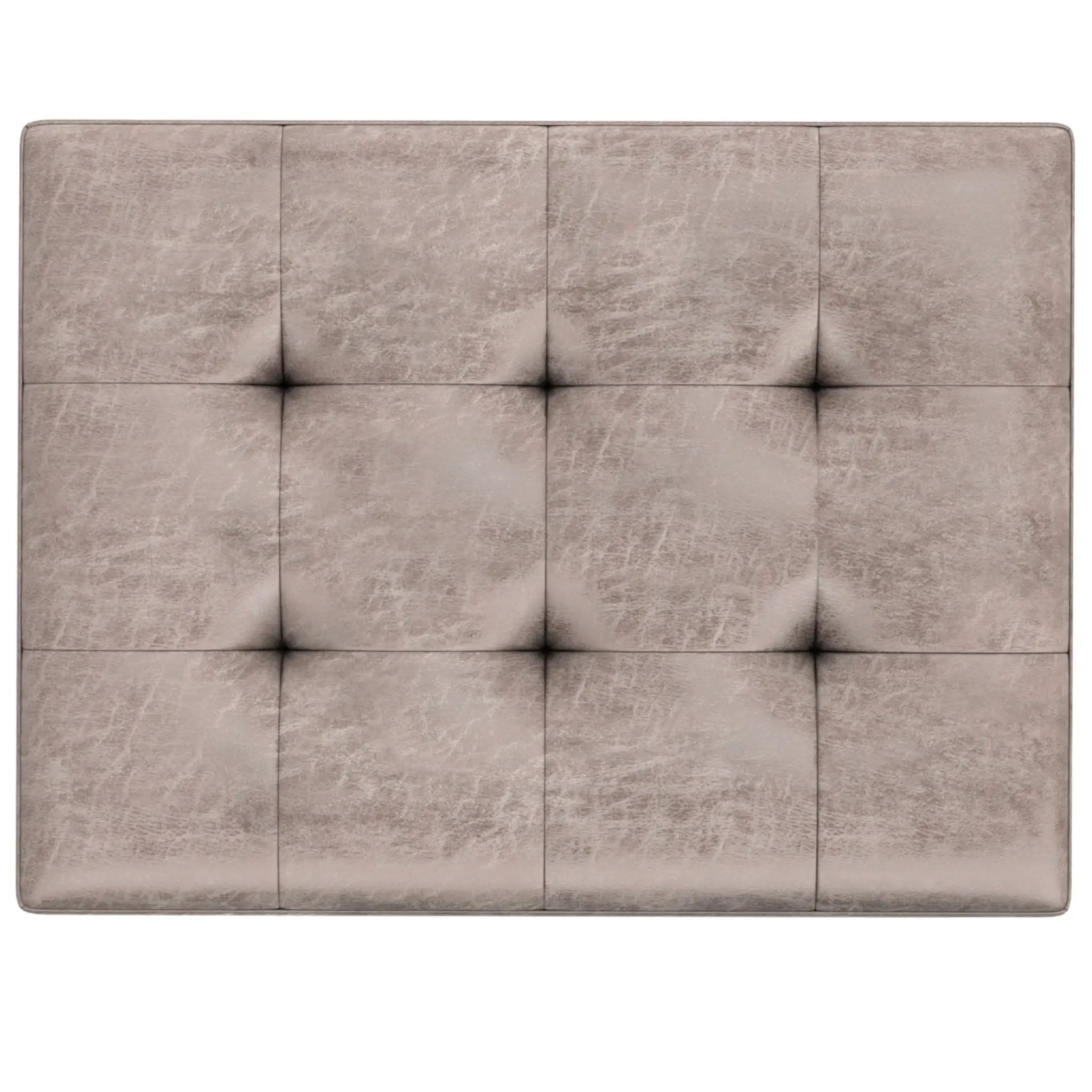 Shay - Large Square Coffee Table Storage Ottoman Mid-Century Style by Unique Piece Furniture