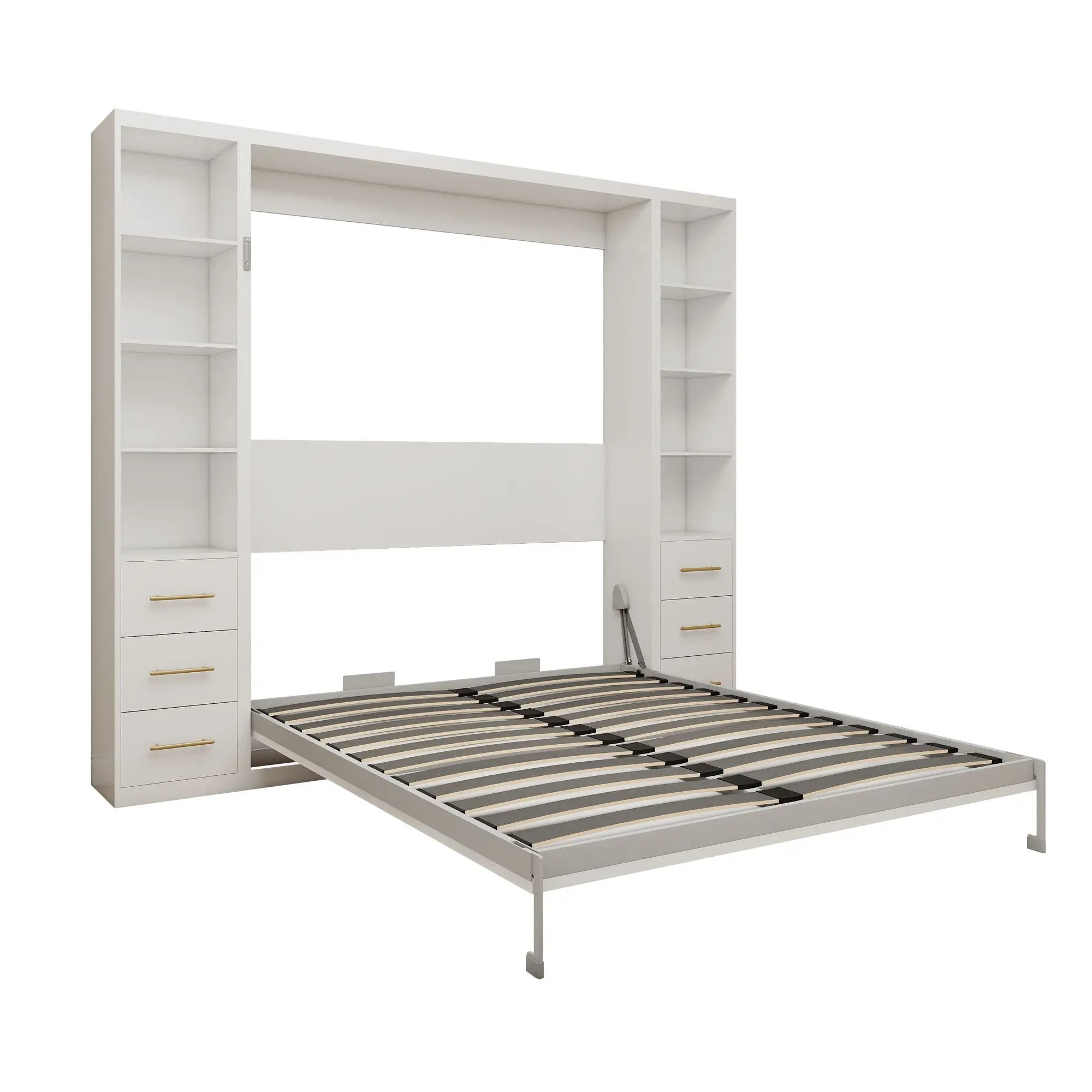 Folding Vertical Murphy Wall Bed by HouseOfZazla