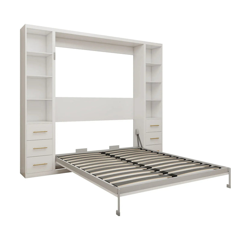 Folding Vertical Murphy Wall Bed by HouseOfZazla
